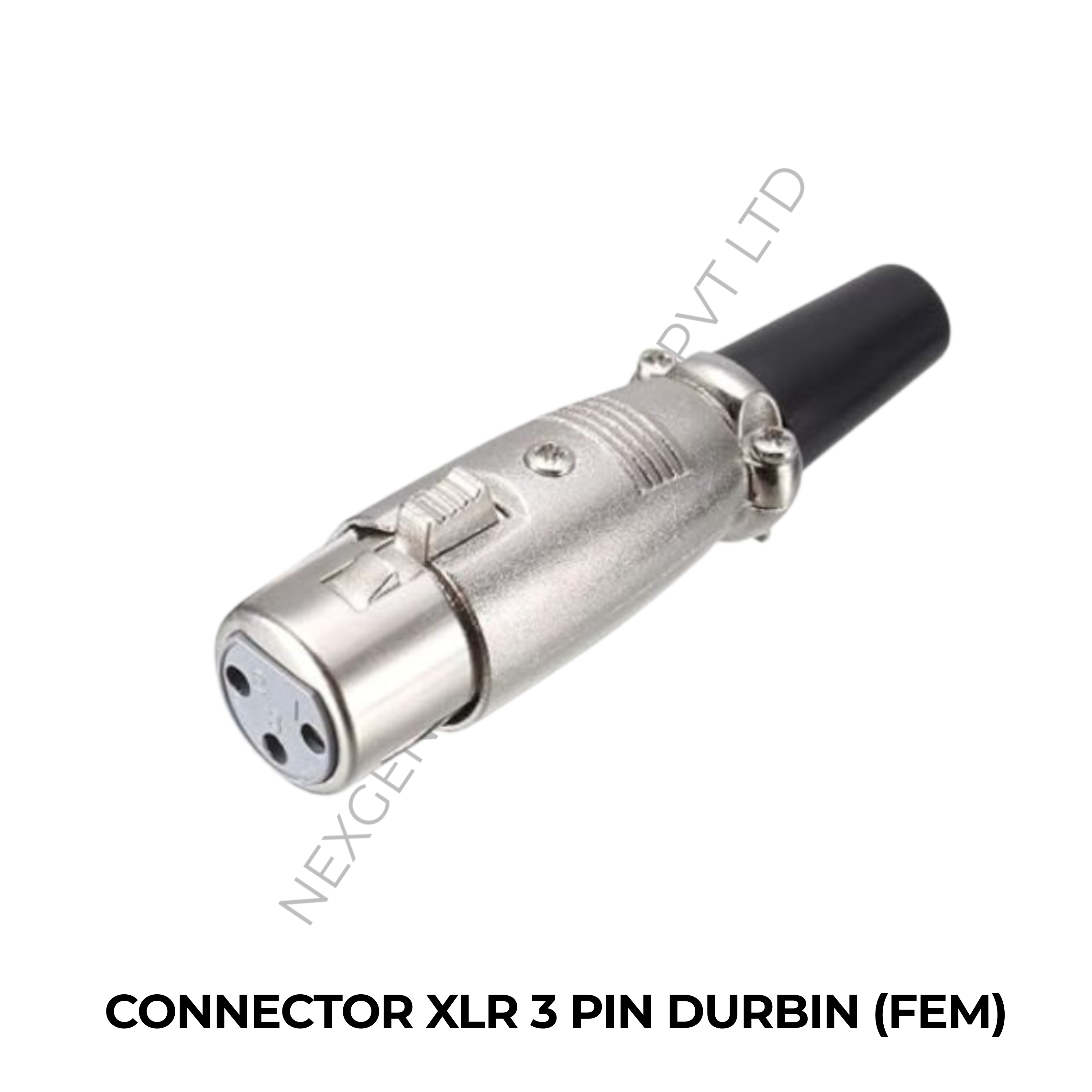 CONNECTOR XLR 3 PIN DURBIN (FEM)