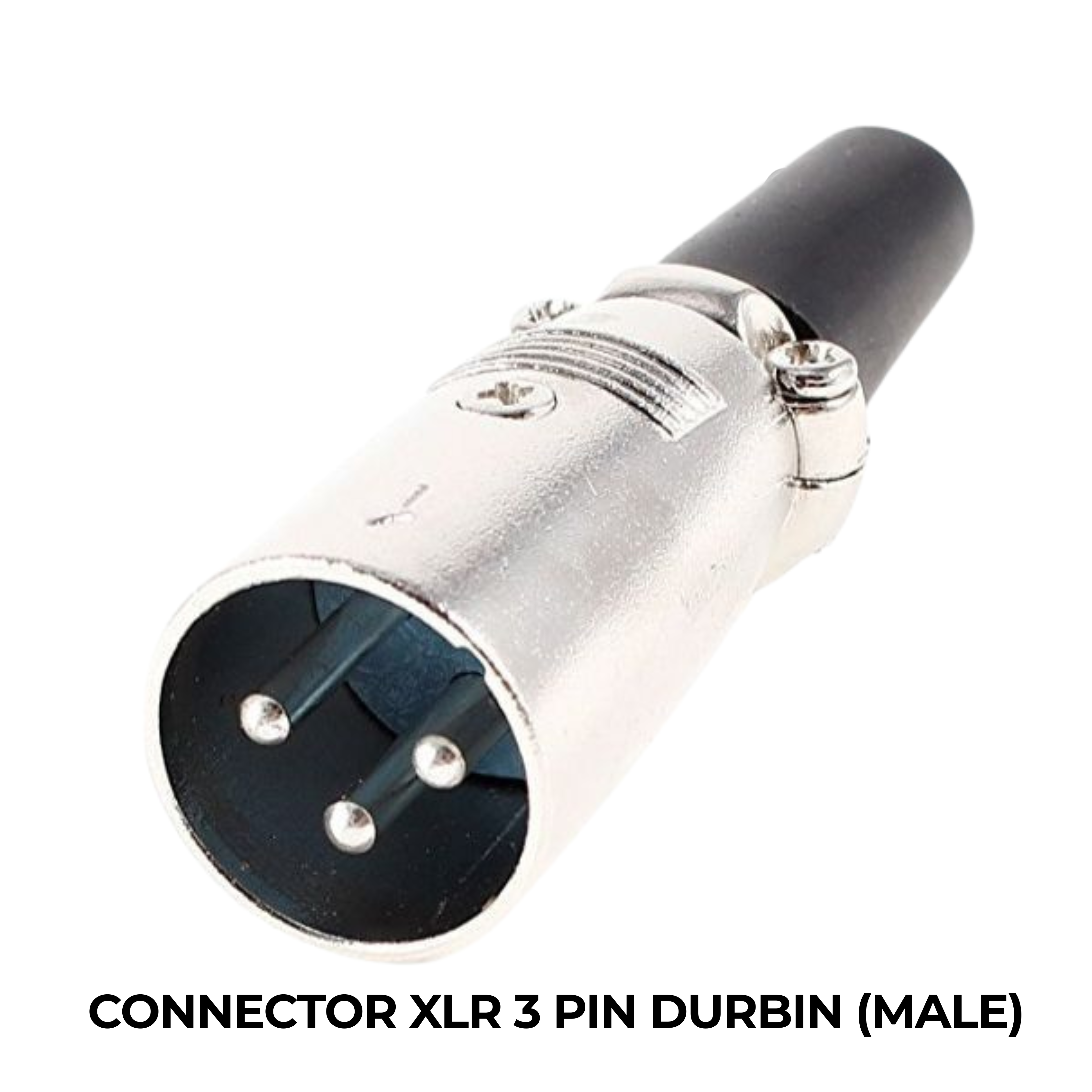 CONNECTOR XLR 3 PIN DURBIN (MALE)