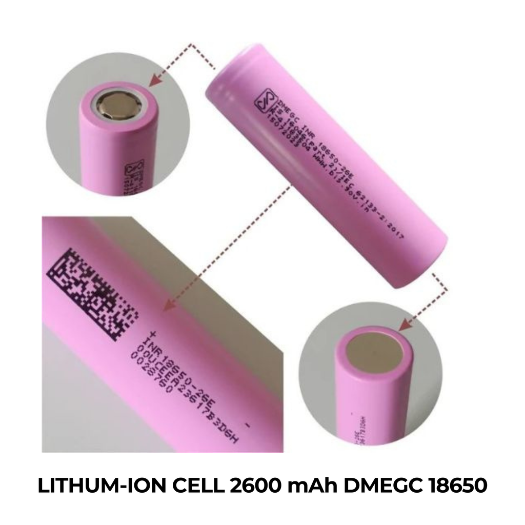 LITHUM-ION CELL 2600 mAh DMEGC 18650