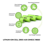 LITHUM-ION CELL 2900 mAh DMEGC 18650