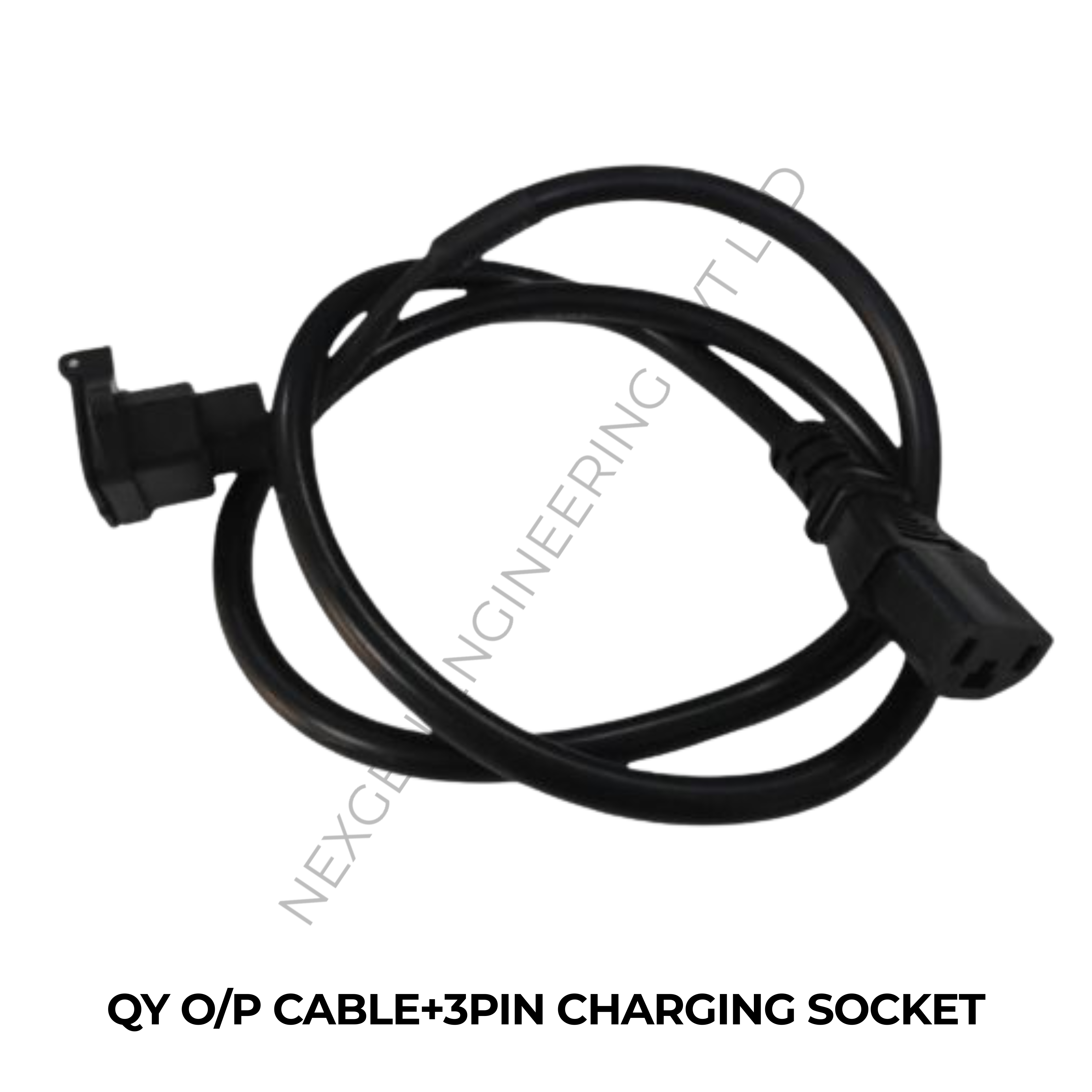 QY O/P CABLE+3PIN CHARGING SOCKET
