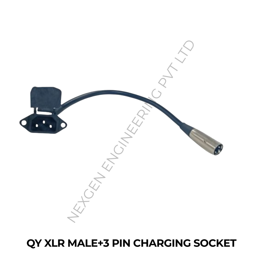 QY XLR MALE+3 PIN CHARGING SOCKET