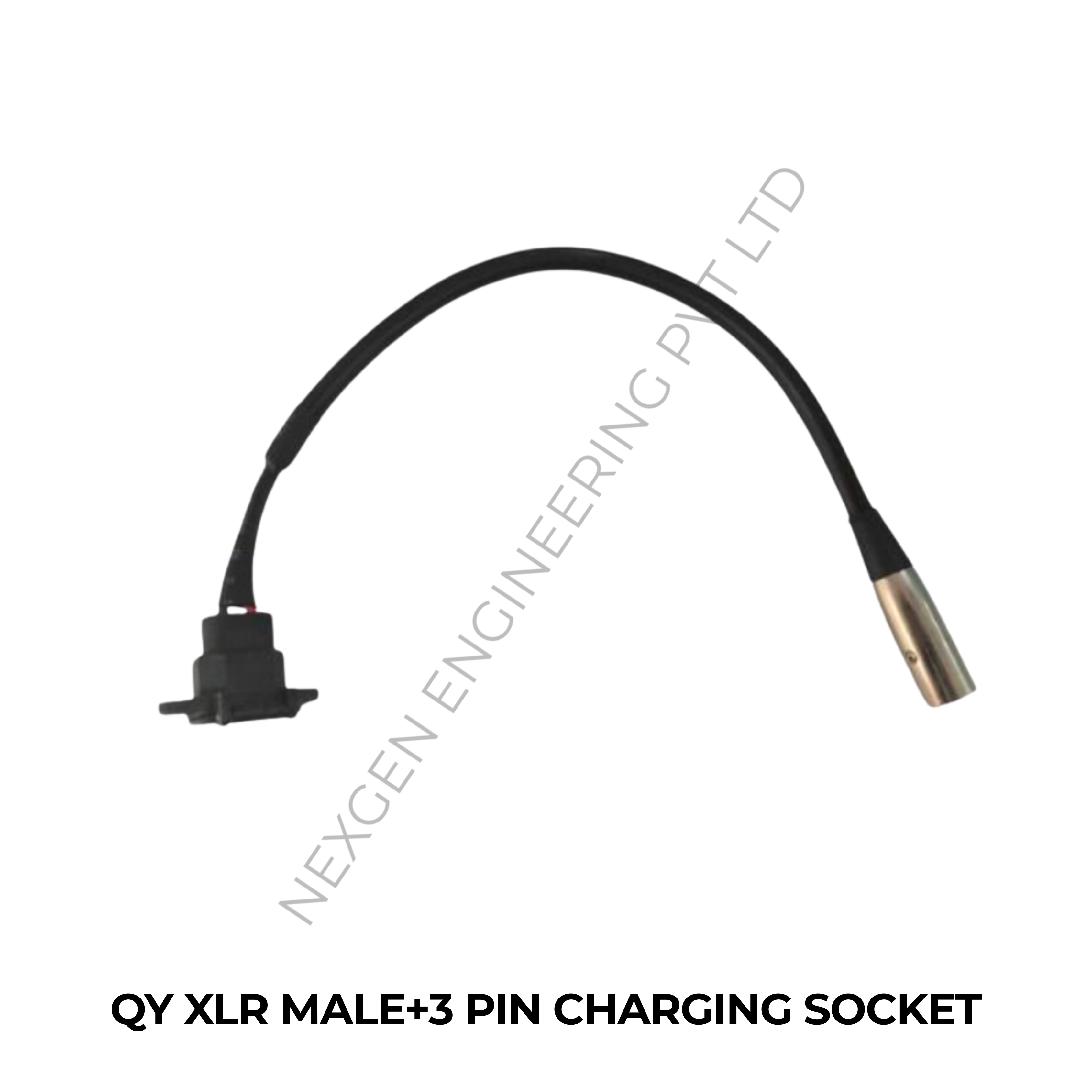 QY XLR MALE+3 PIN CHARGING SOCKET