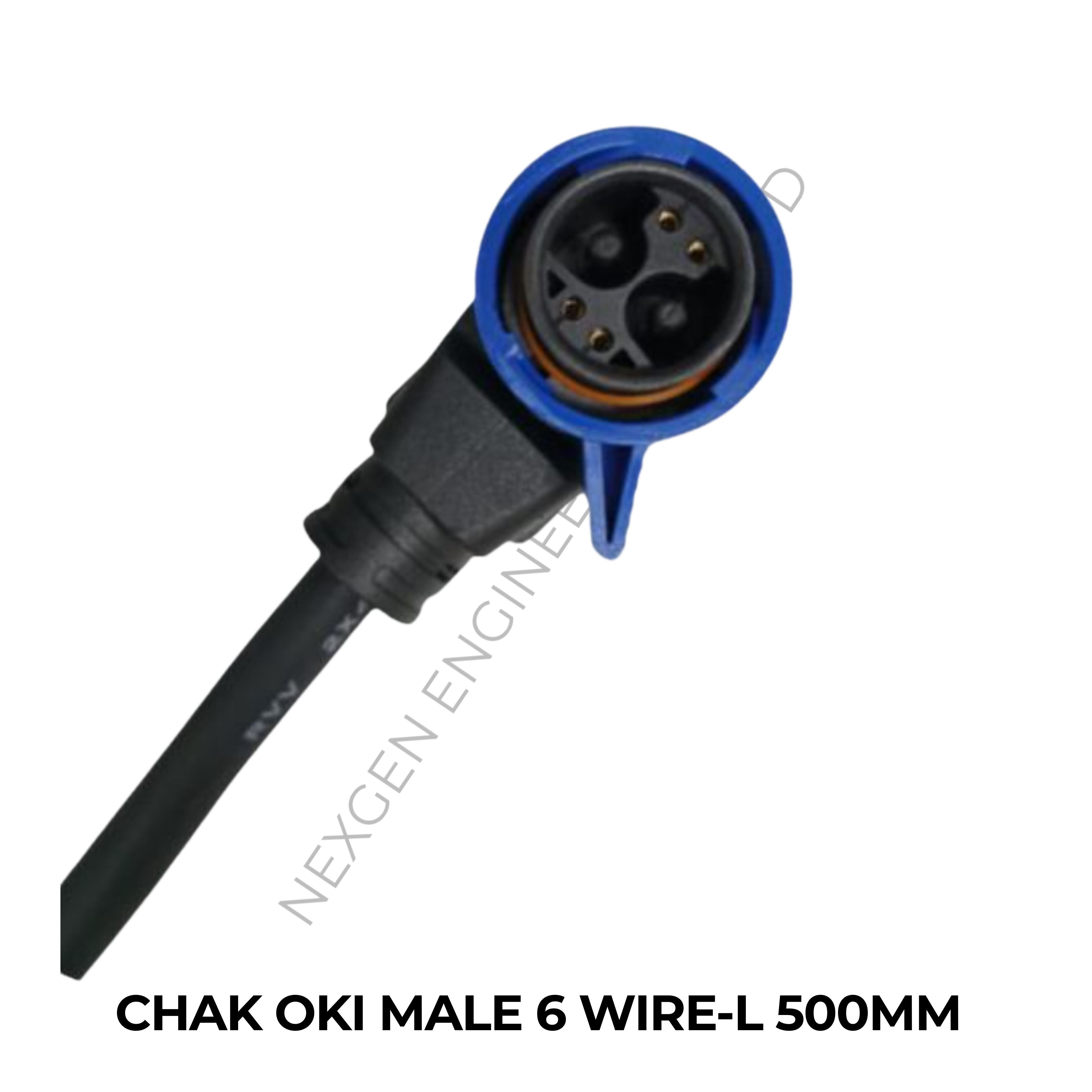 CHAK OKI MALE 6 WIRE-L 500MM