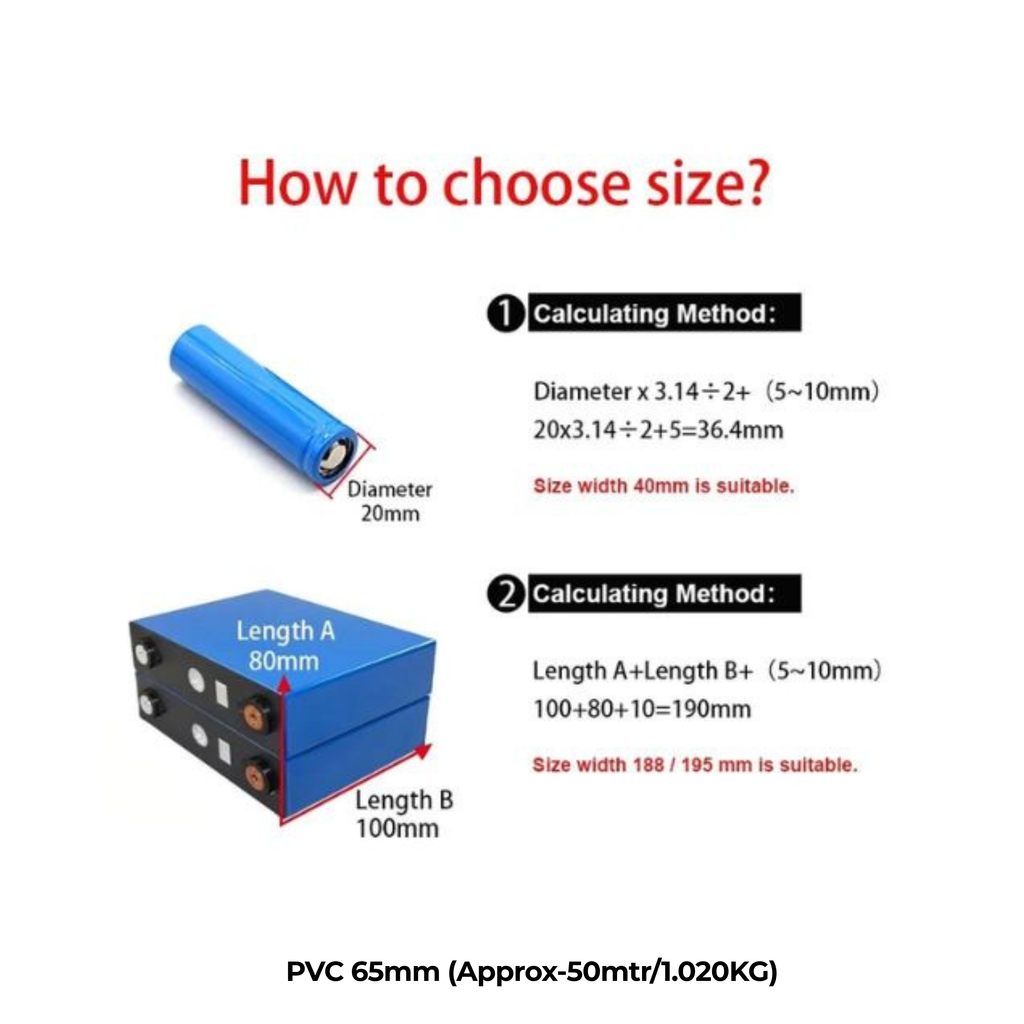 PVC 65mm (Approx-50mtr/1.020KG)
