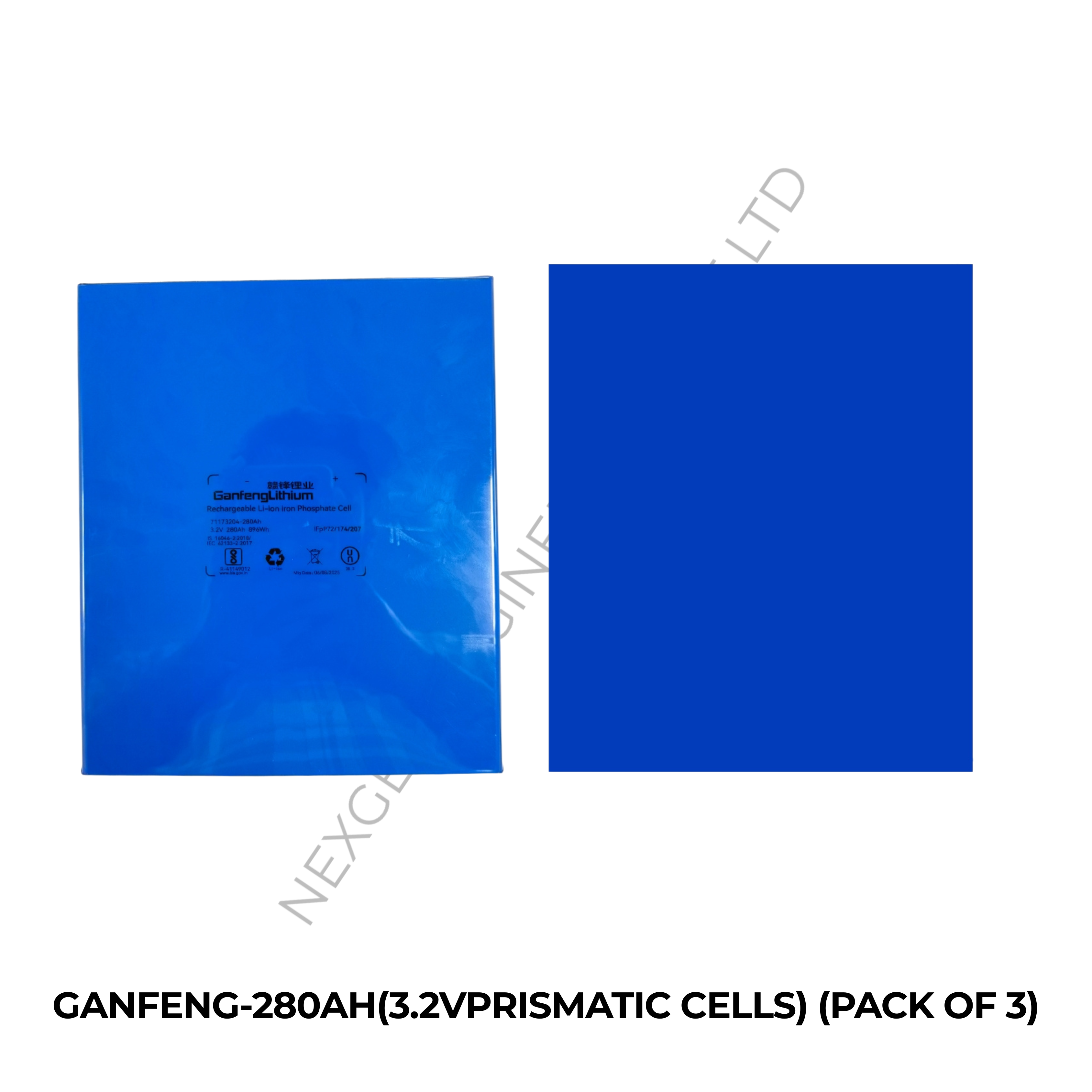 GANFENG-280AH(3.2VPRISMATIC CELLS) (PACK OF 3)
