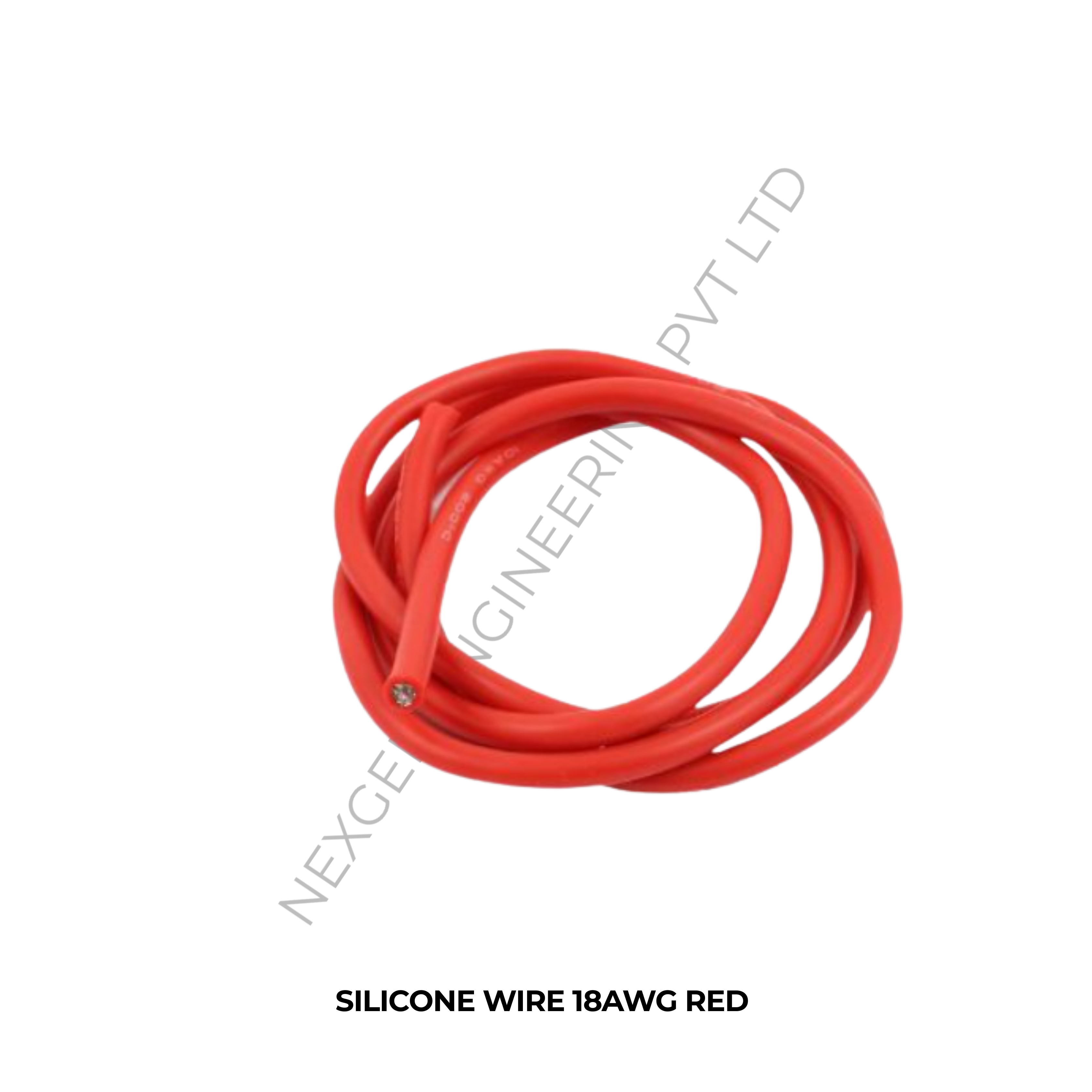 SILICONE WIRE 18AWG RED