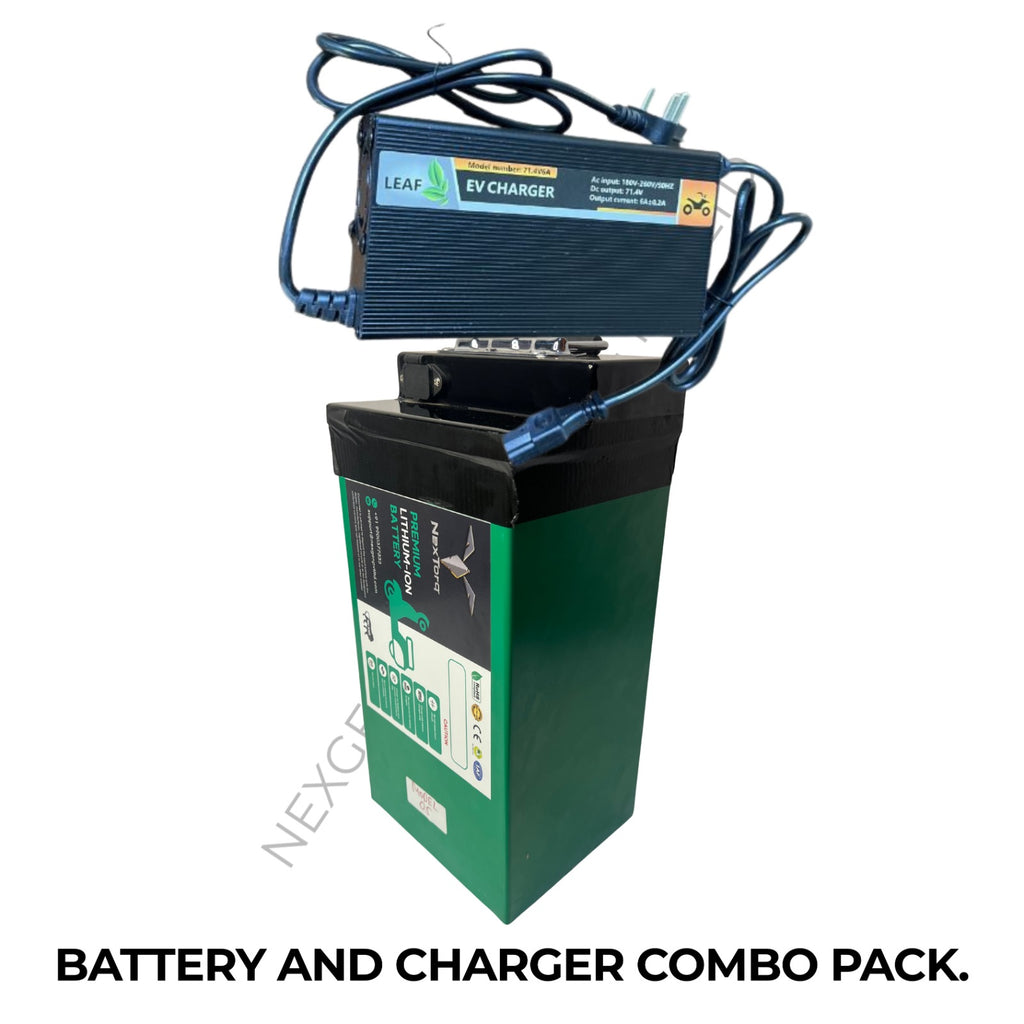 LFP BATTERY (76.8V 36AH) + CHARGER (84V+10A)