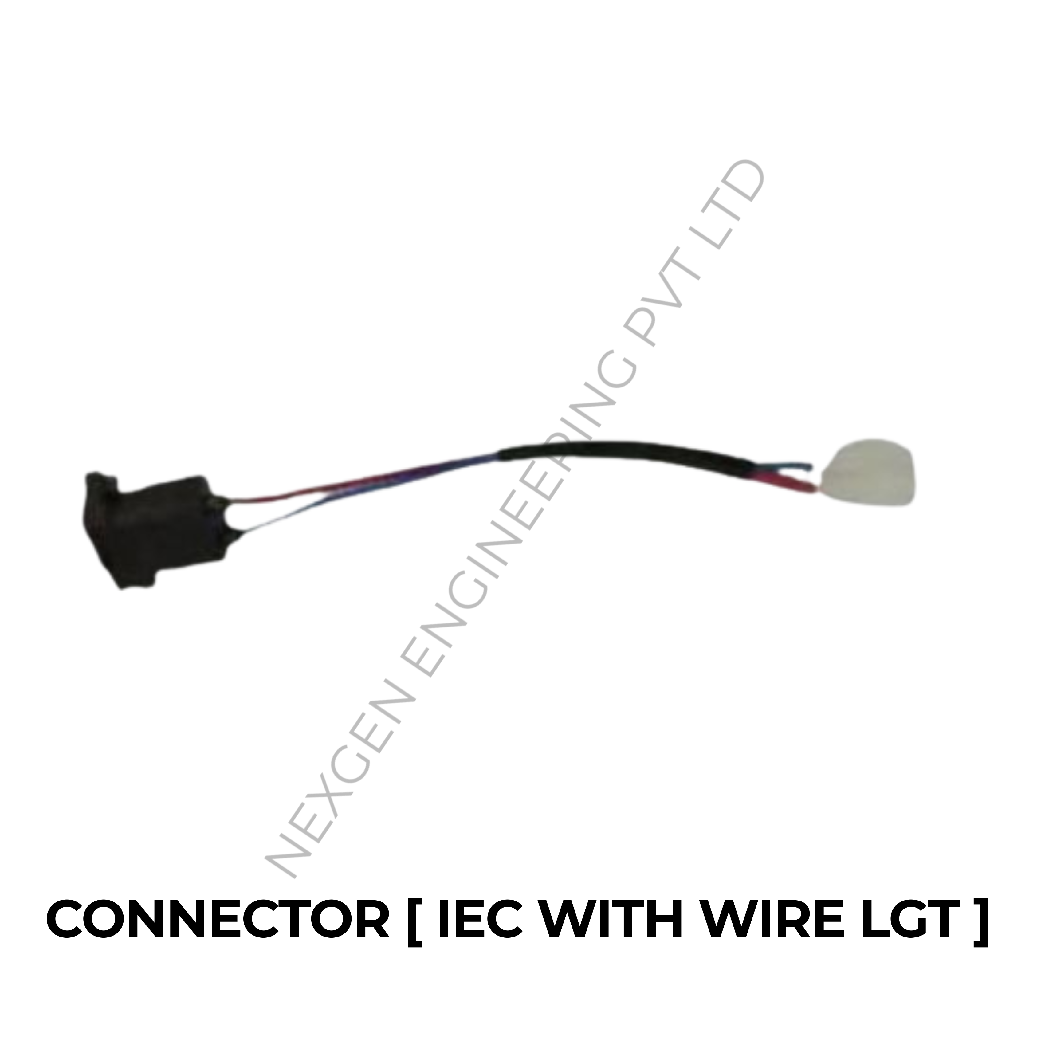 CONNECTOR [ IEC WITH WIRE LGT ]