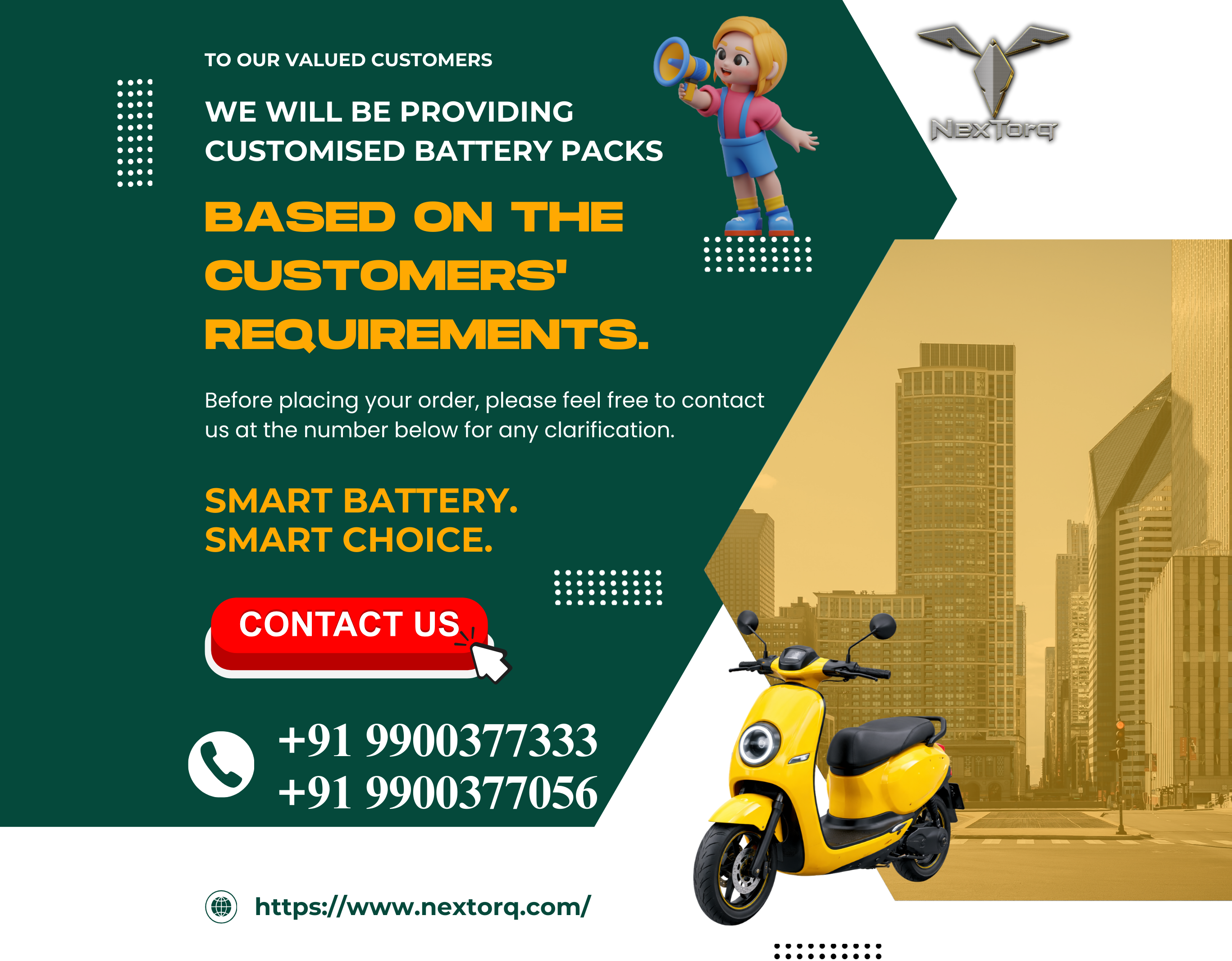 LFP BATTERY (48V 24AH) + CHARGER (54.6V+6A)