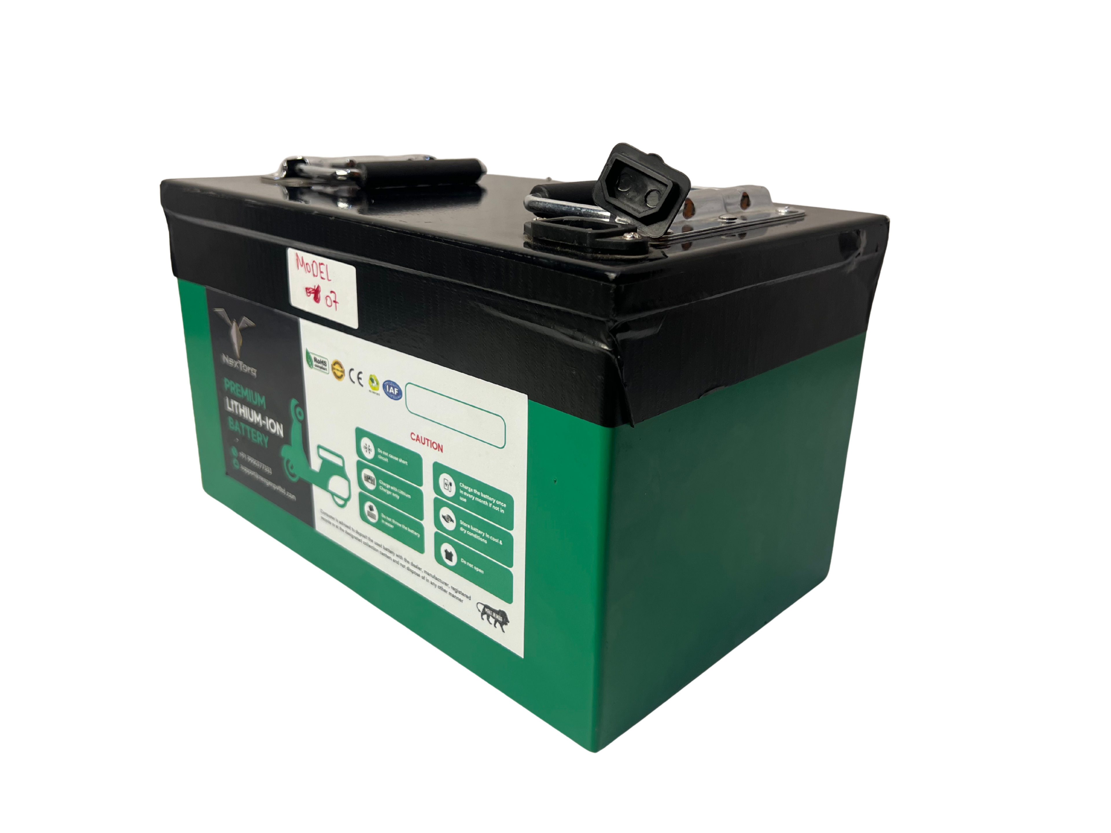 NexTorq LFP (15S) 48V 48AH EV Battery Pack (300x177x175 mm)