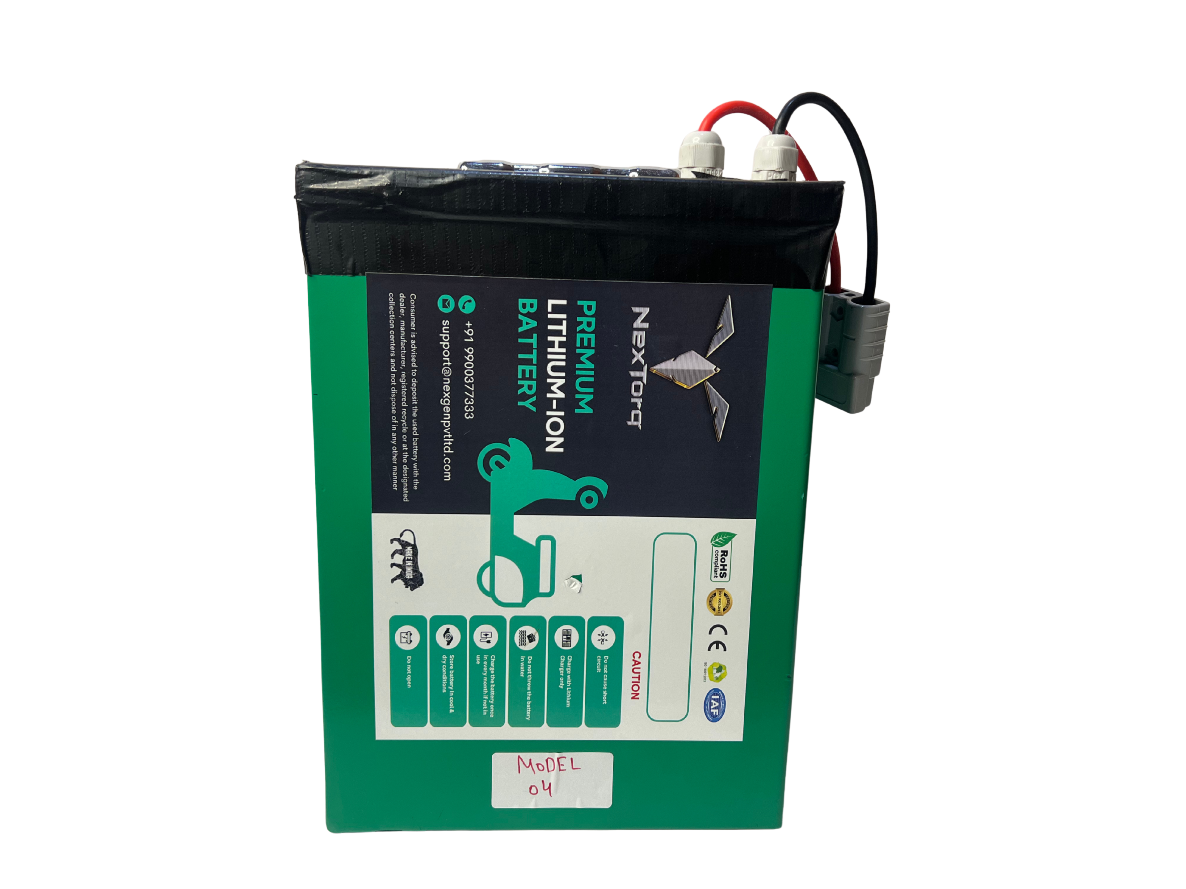 NexTorq NMC (13S) 48V 44AH   EV Battery Pack (192x152x270 mm)