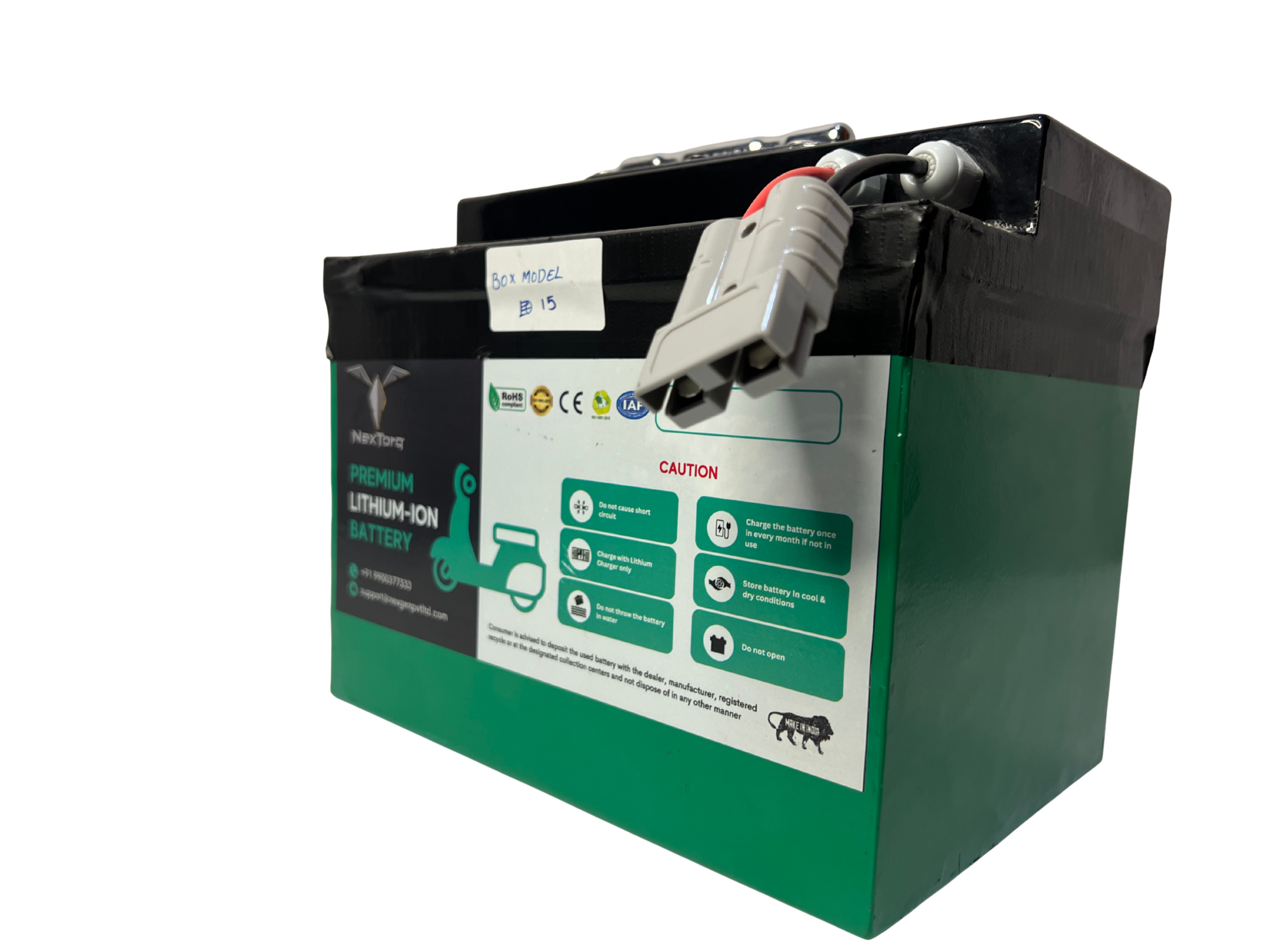 NexTorq NMC (20S) 72V 30AH EV Battery Pack (240x170x200 mm)