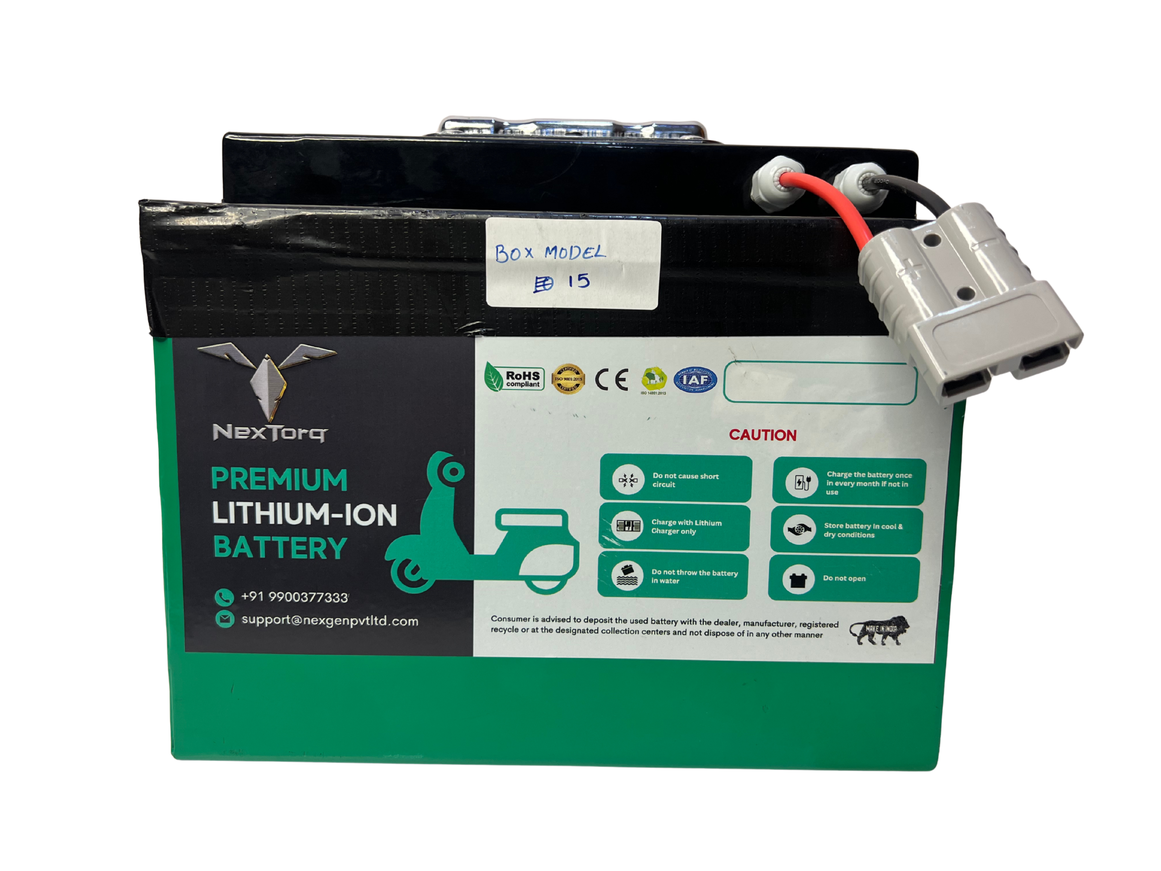 NexTorq NMC (20S) 72V 28AH EV Battery Pack (240x170x200 mm)
