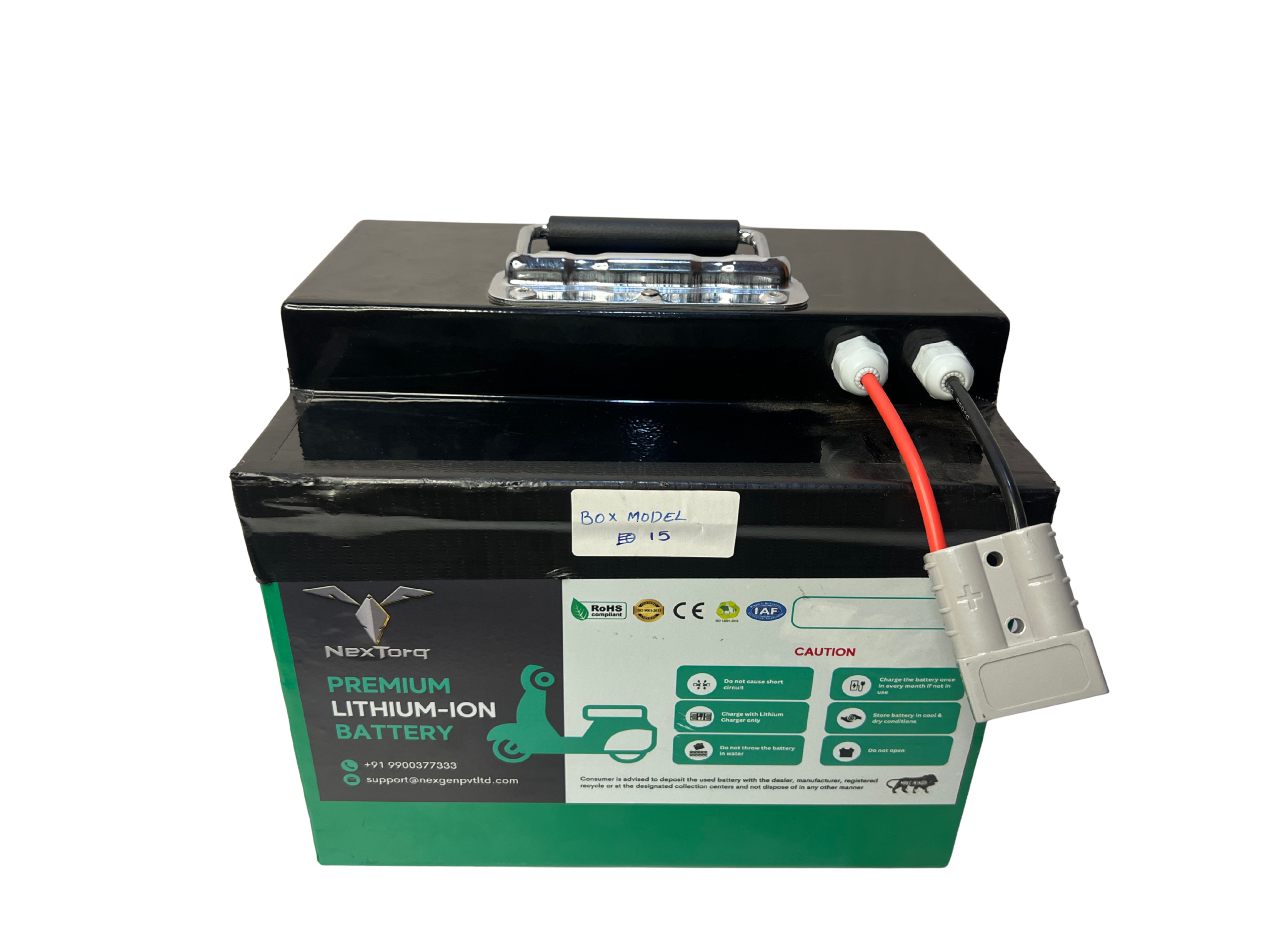 NexTorq NMC (20S) 72V 28AH EV Battery Pack (240x170x200 mm)